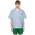 Prada Blue Striped Bahama Shirt