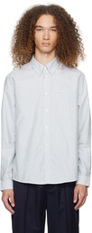 A.P.C. Green & White Greg Shirt