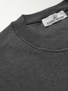 Stone Island - Logo-Appliquéd Cotton-Jersey Sweatshirt - Gray