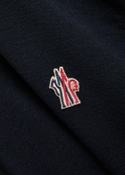 Moncler Grenoble Panelled Roll-neck Wool-blend Jumper Navy