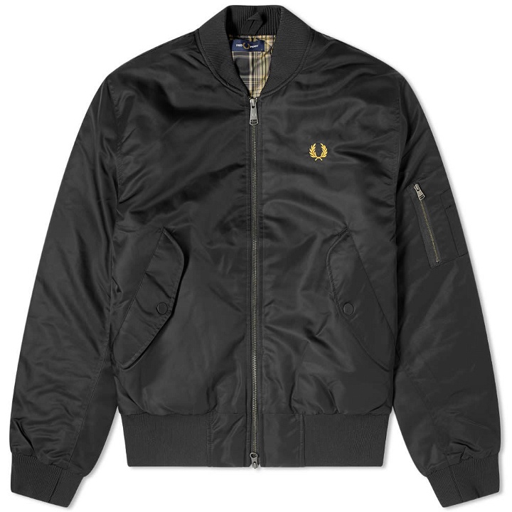 Photo: Fred Perry Quilted Bomber Jacket