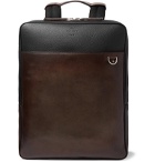 Berluti - Contraste Colour-Block Leather Backpack - Brown