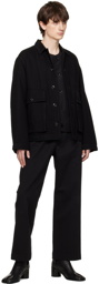 LEMAIRE Black Relaxed Jacket