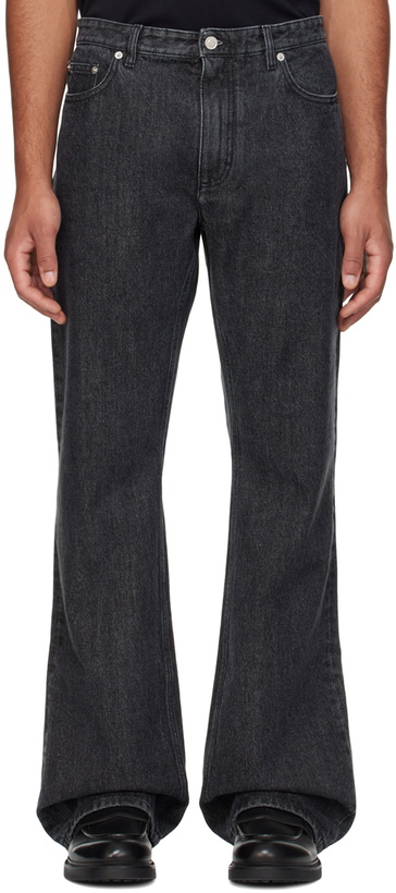 Photo: Bally Black Flared Jeans