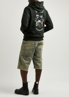Daily Paper Smoothie Hooded Cotton Sweatshirt Black