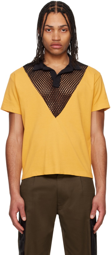 Photo: Olly Shinder Black & Yellow V Hybrid Polo