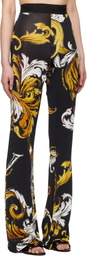 Versace Jeans Couture Black Flared Leggings