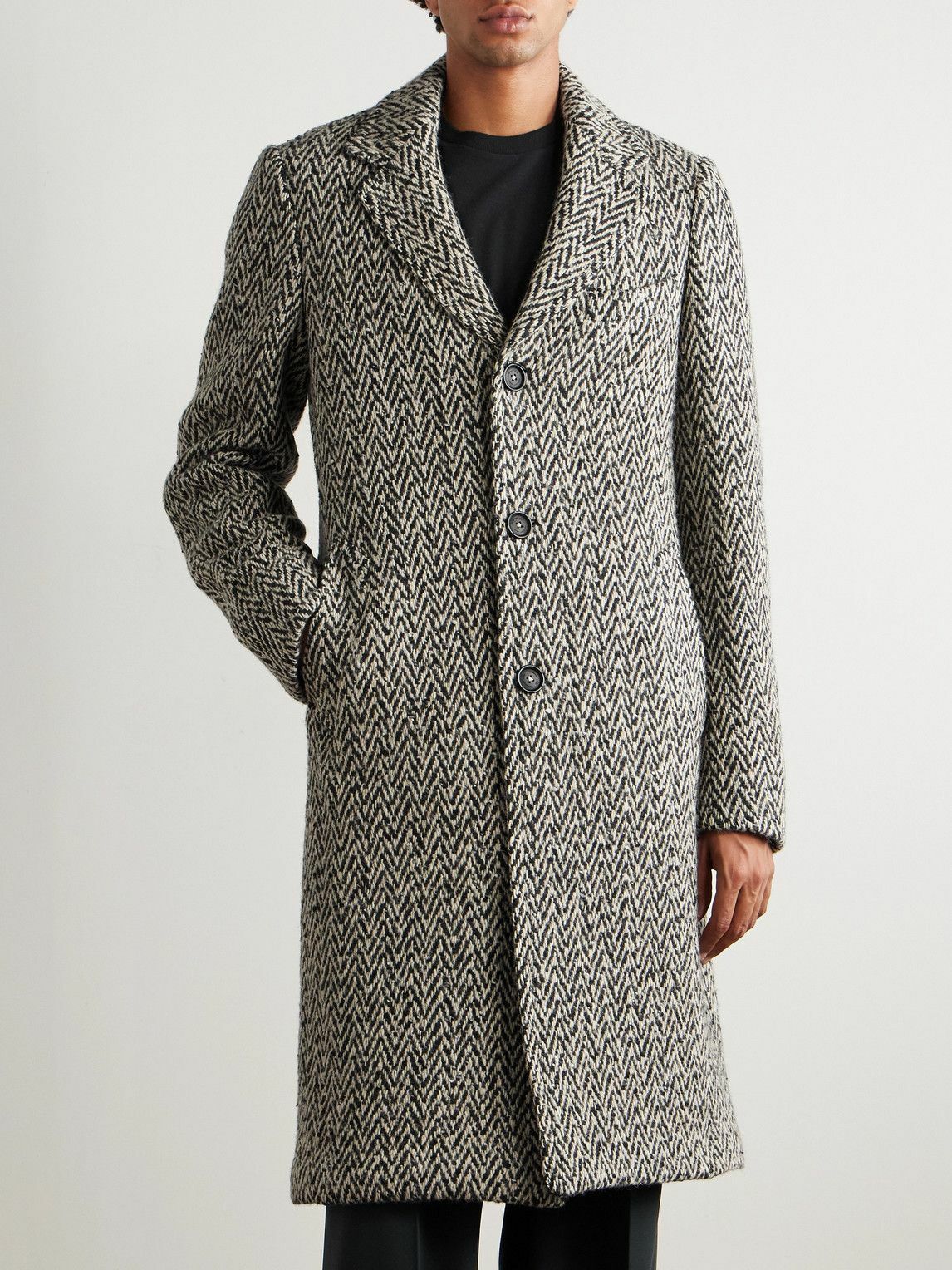 Massimo Alba - Mercury Herringbone Wool-Blend Coat - Neutrals
