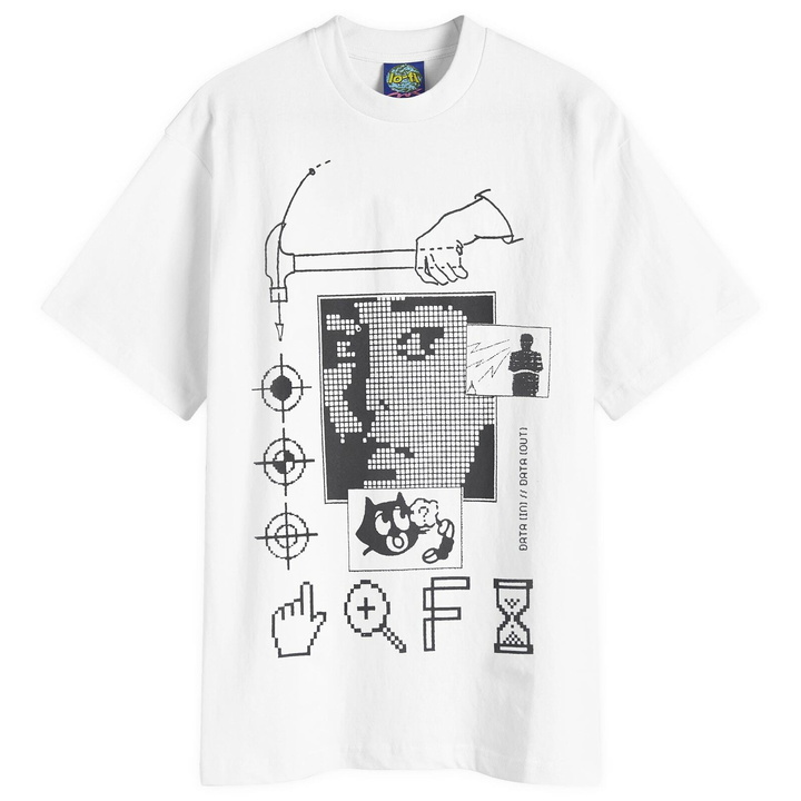 Photo: Lo-Fi Men's Data T-Shirt in White