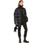 Rick Owens Black Down Flight Jacket