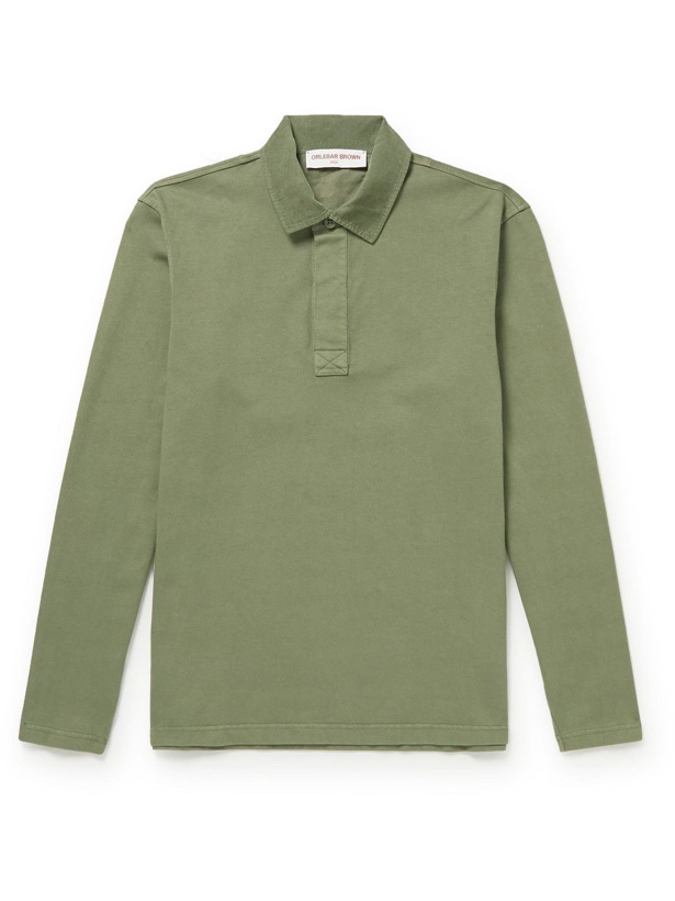 Photo: Orlebar Brown - Patrick Cotton Polo Shirt - Green