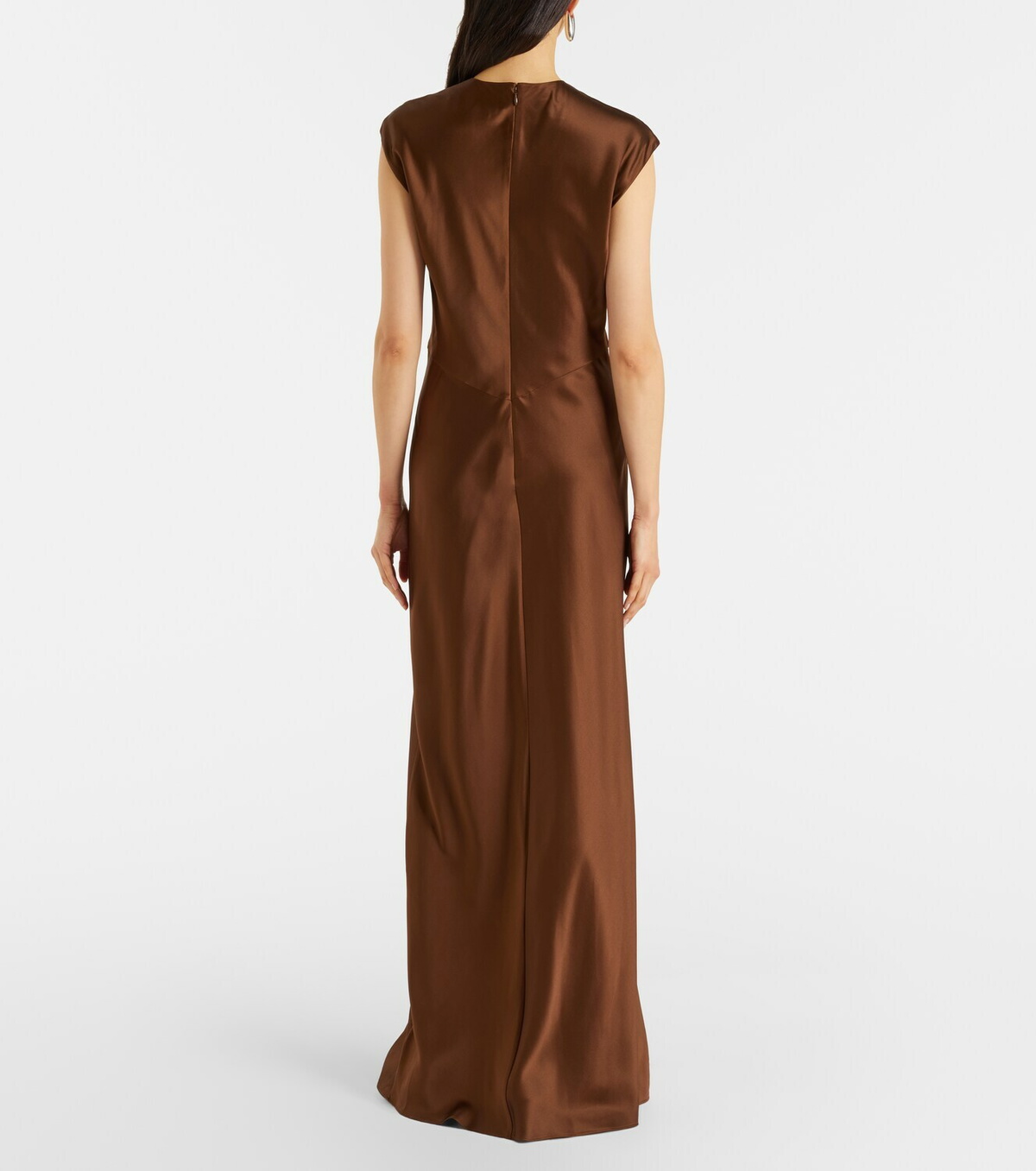 Veronica Beard Nelzy silk-blend satin maxi dress