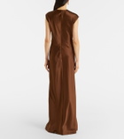 Veronica Beard Nelzy silk-blend satin maxi dress