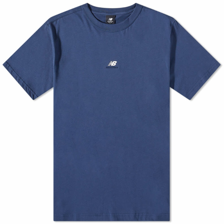 Photo: New Balance Men's NB Athletics Graphic T-Shirt in Navy