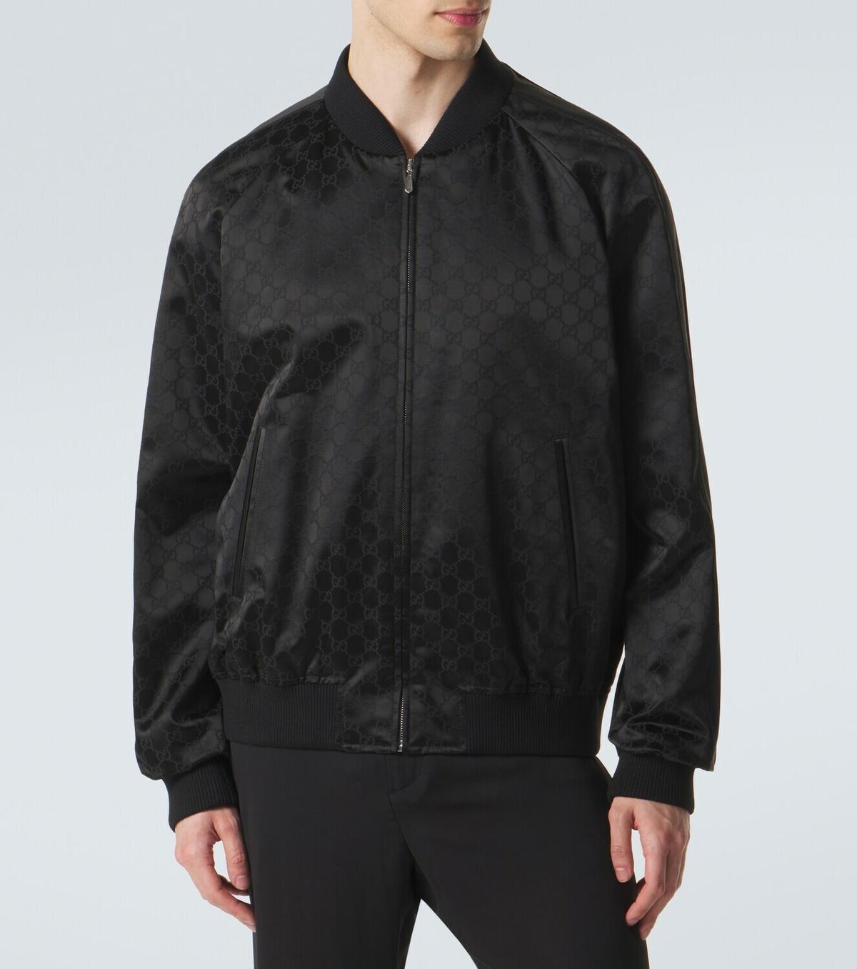 Gucci GG cotton-blend satin jacket