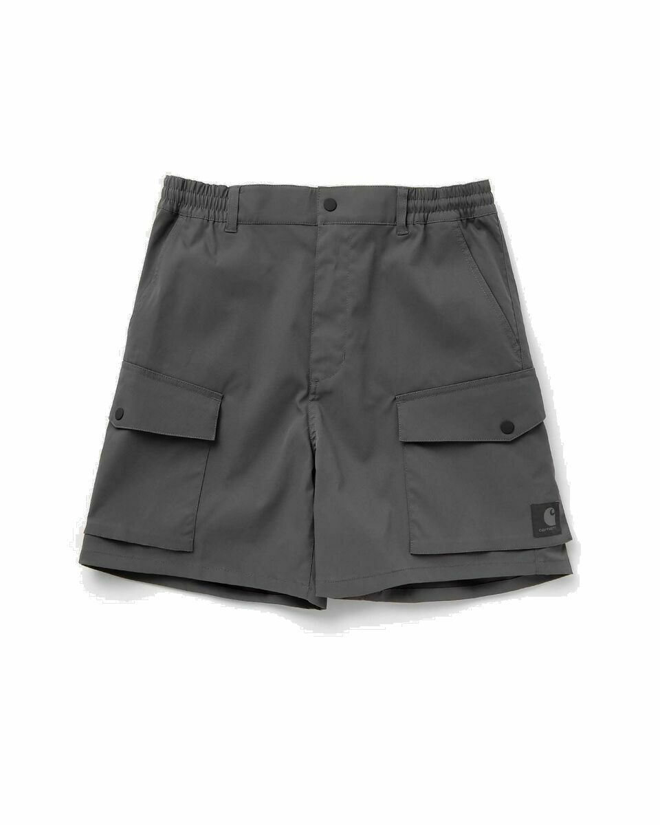 Photo: Carhartt Wip Balto Short Grey - Mens - Cargo Shorts