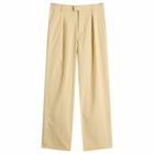 Malbon Men's Magnolia Pleated Pant in Pale Khaki
