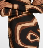 Pucci Labirinto jersey minidress