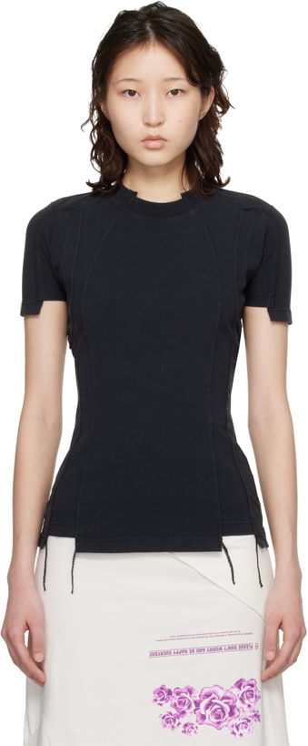 Photo: VETEMENTS Black Cut-Up Baby T-shirt