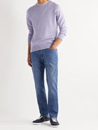 PETER MILLAR - Crown Slim-Fit Pima Cotton-Blend Sweater - Purple