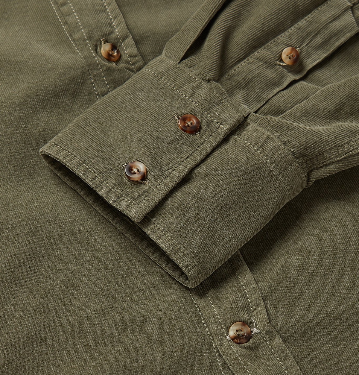 Brunello Cucinelli - Slim-Fit Cotton-Corduroy Shirt - Green Brunello ...