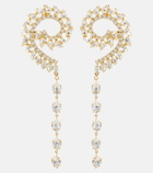 Magda Butrym - Embellished spiral drop earrings