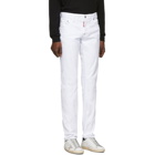 Dsquared2 White Slim Jeans