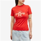 Vetements Women's Te Quiero Fitted T-Shirt in Red
