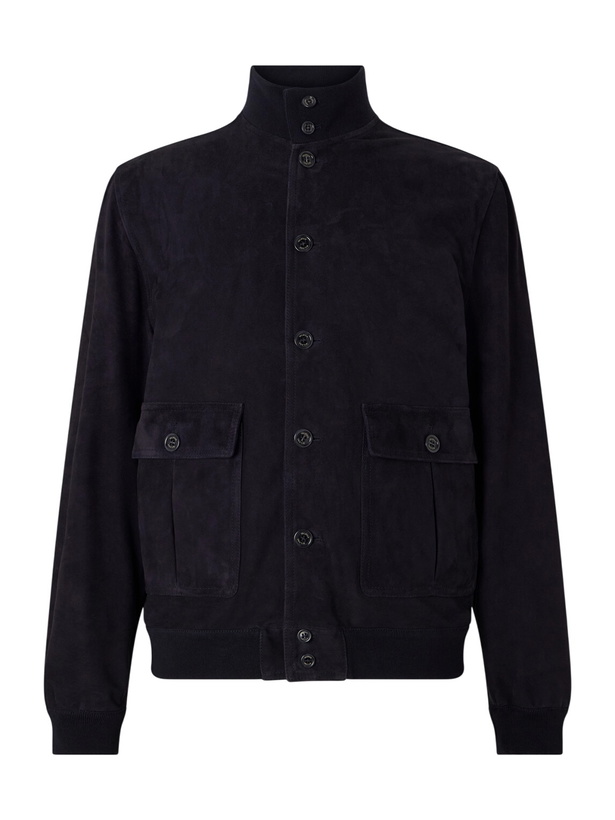 Photo: Valstar - Valstarino Suede Jacket - Blue