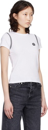 Kenzo White Kenzo Paris 'Boke Flower 2.0' Embroidered T-shirt