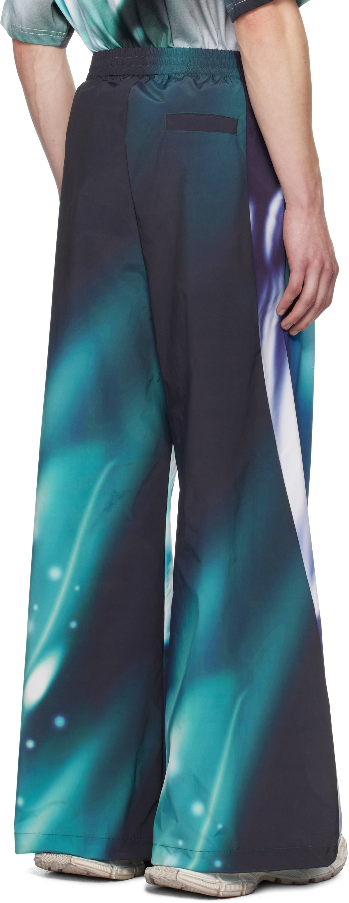 Gerrit Jacob Blue Printed Track Pants Gerrit Jacob