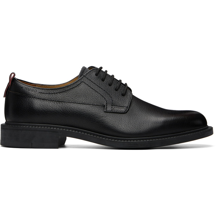 Photo: Hugo Black Grained Leather Derbys