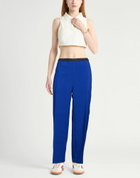 Plan C Womens Pants Bright in Blue