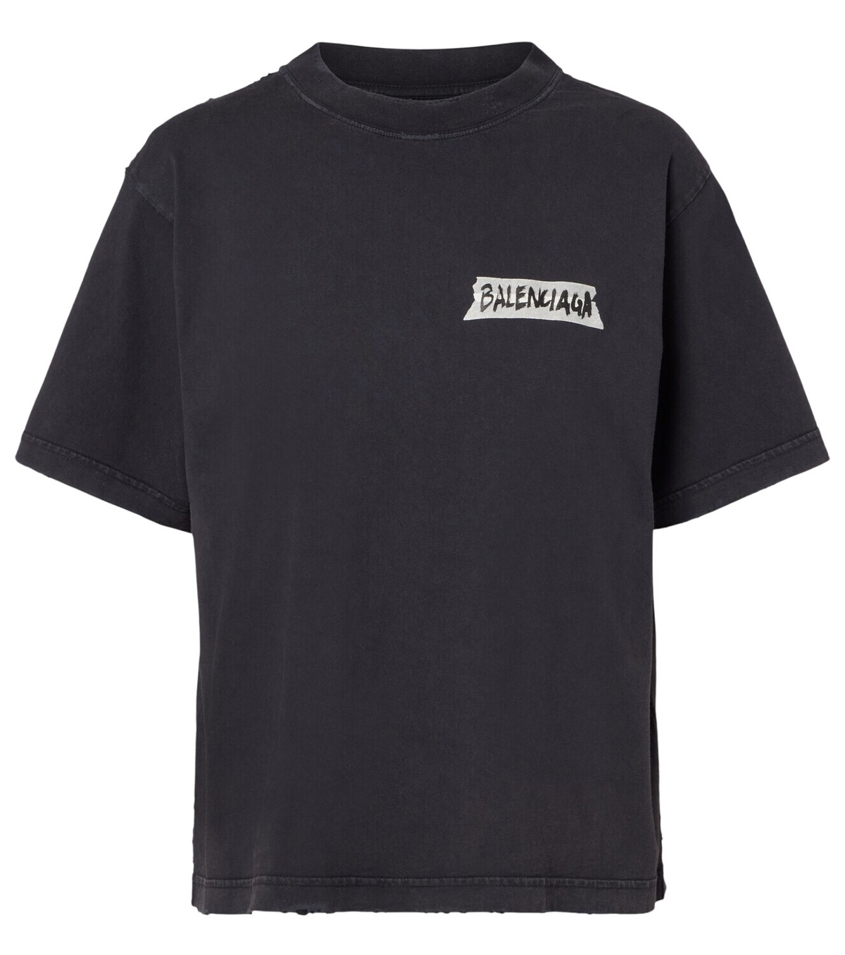 Balenciaga Logo oversized cotton jersey T-shirt Balenciaga