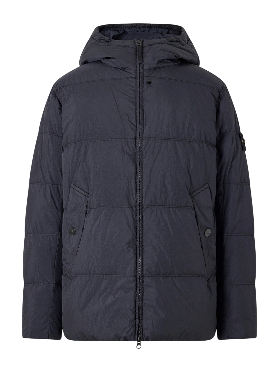 Stone Island Garment Dyed Micro Yarn Hooded Down Jacket Stone Island
