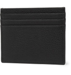 MONTROI - Logo-Debossed Full-Grain Leather Cardholder - Black
