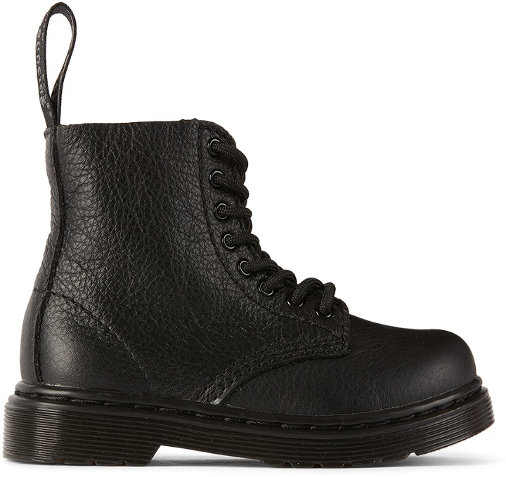 Photo: Dr. Martens Baby Black Virginia 1460 Pascal Boots