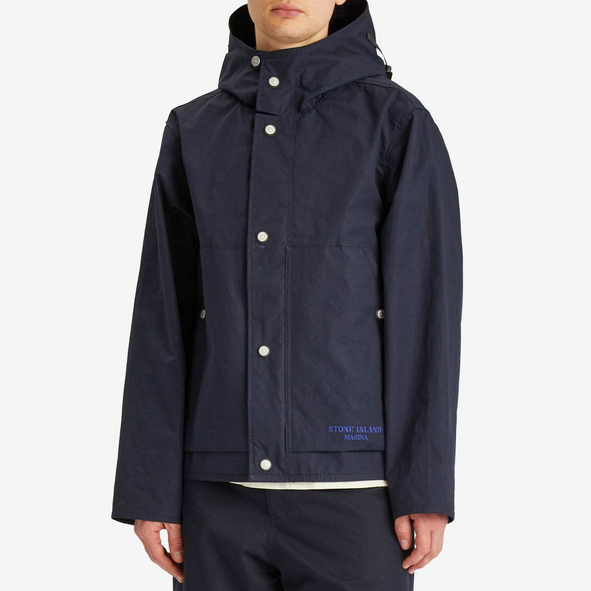 ★送料関税込★Stone  Aluminum Tela Marina Short Parka Stone Island Men's Marina Aluminium Tela Parka Jacket in