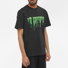 JW Anderson Men's Slime Logo Classic T-Shirt in Black/Green