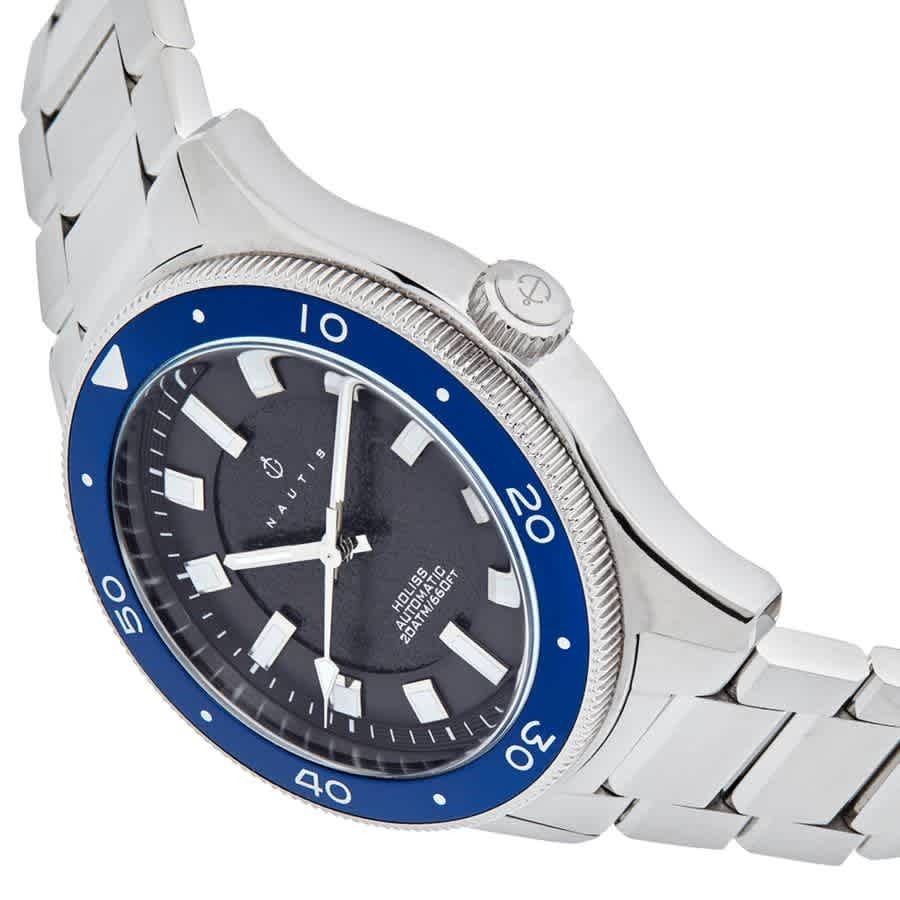 Nautis Holiss Black Dial Mens Watch NAUN103-2