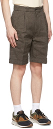 Taiga Takahashi Brown Cotton Shorts