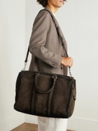 Officine Creative - Quentin 009 Airbrushed Suede Weekend Bag