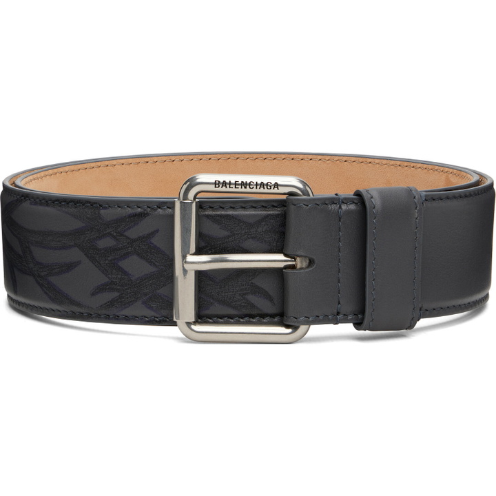 Photo: Balenciaga Gray Prong Belt