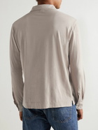 Massimo Alba - Cotton and Cashmere-Blend Polo Shirt - Neutrals