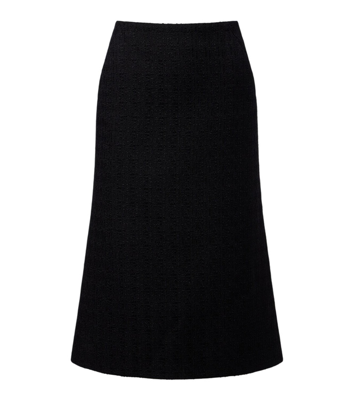 Photo: McQueen Wool and mohair midi skirt