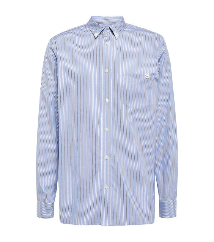 Photo: Sacai - Thomas Mason striped cotton shirt