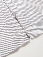 Mr P. - Striped Cotton Harrington Jacket - Neutrals