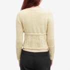 Peachy Den Women's Gabrielle Knit Cardigan in Buttercup