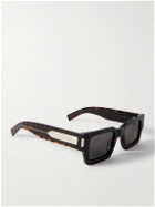 SAINT LAURENT - Square-Frame Tortoiseshell Acetate Sunglasses