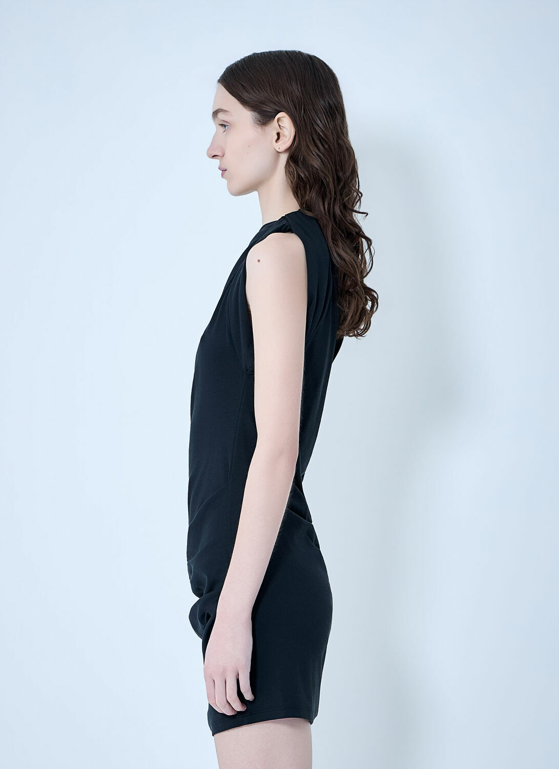 Jacquemus La Mini Robe Drapeado Mini Dress